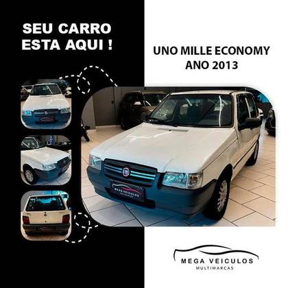 FIAT UNO 1.0 MPI MILLE FIRE ECONOMY 8V FLEX 4P MANUAL FIAT UNO 1.0 MPI MILLE FIRE ECONOMY 8V FLEX 4P MANUAL